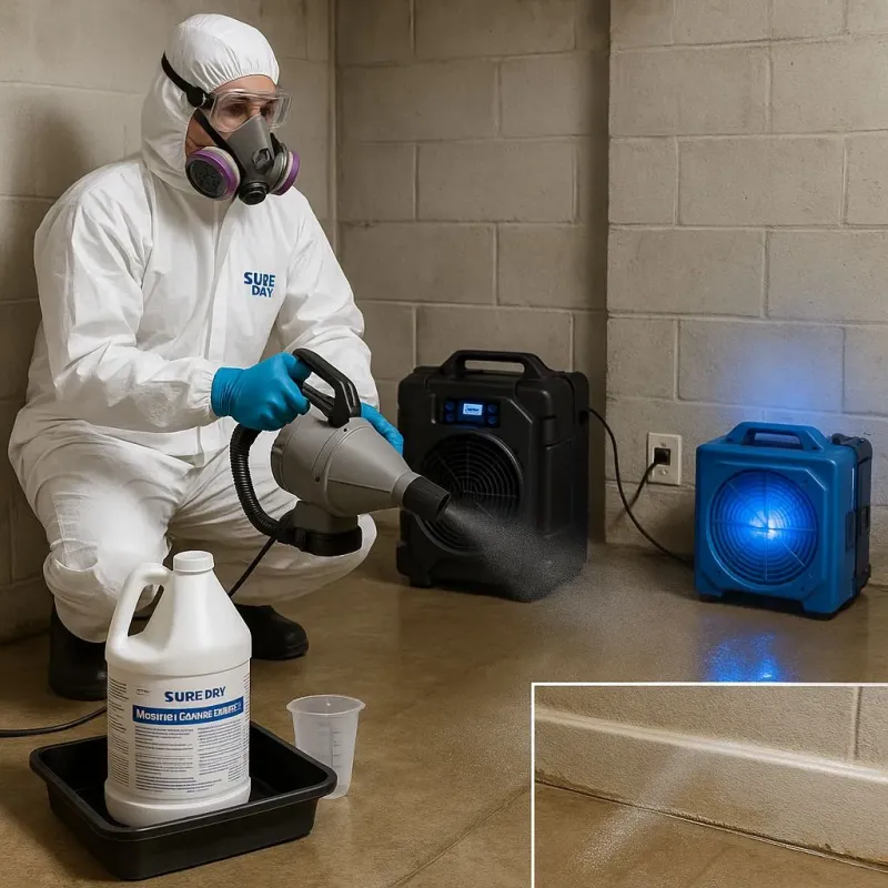 Sanitization and Odor Removal process in Andover, NY